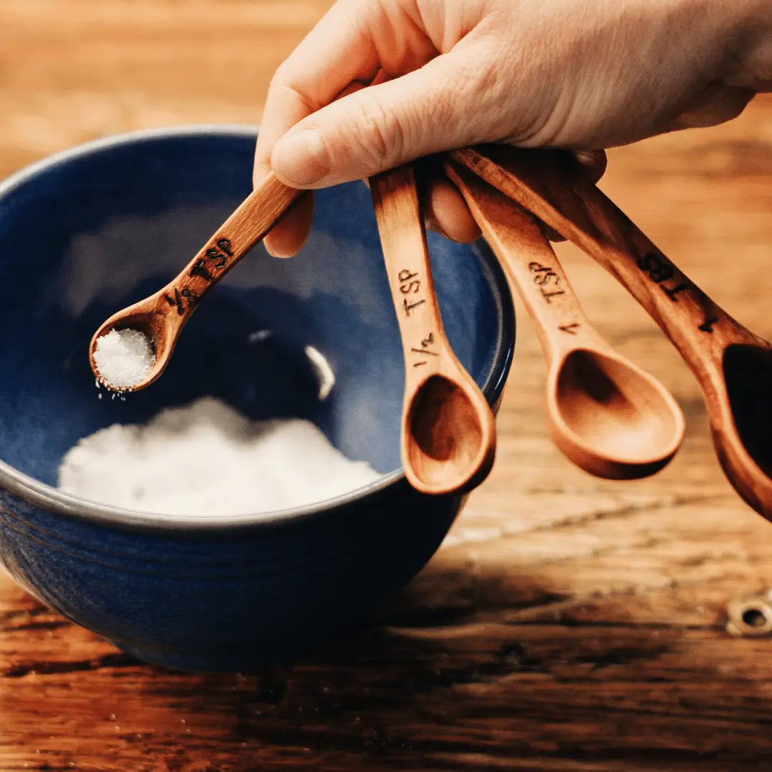 Fair Trade Handcrafted spoon set lifestyle